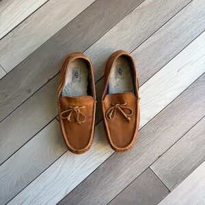 UGG Tan Leather Loafers